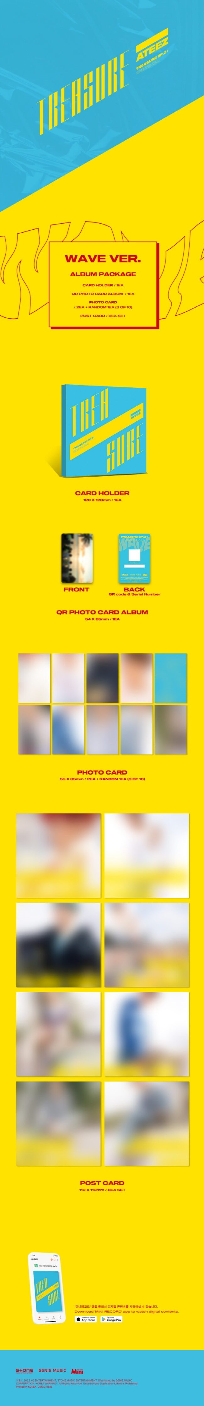 ATEEZ - ATEEZ  ジョンホ　TREASURE EP.3: ONE TO ALL JONGHO ATEEZ TREASURE EP.3 : One To All / illusion ver